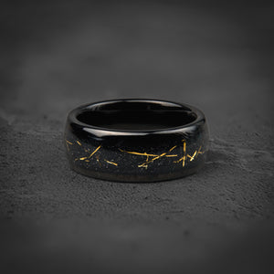 COSMOS - Galaxie Meteorit Wolframring
