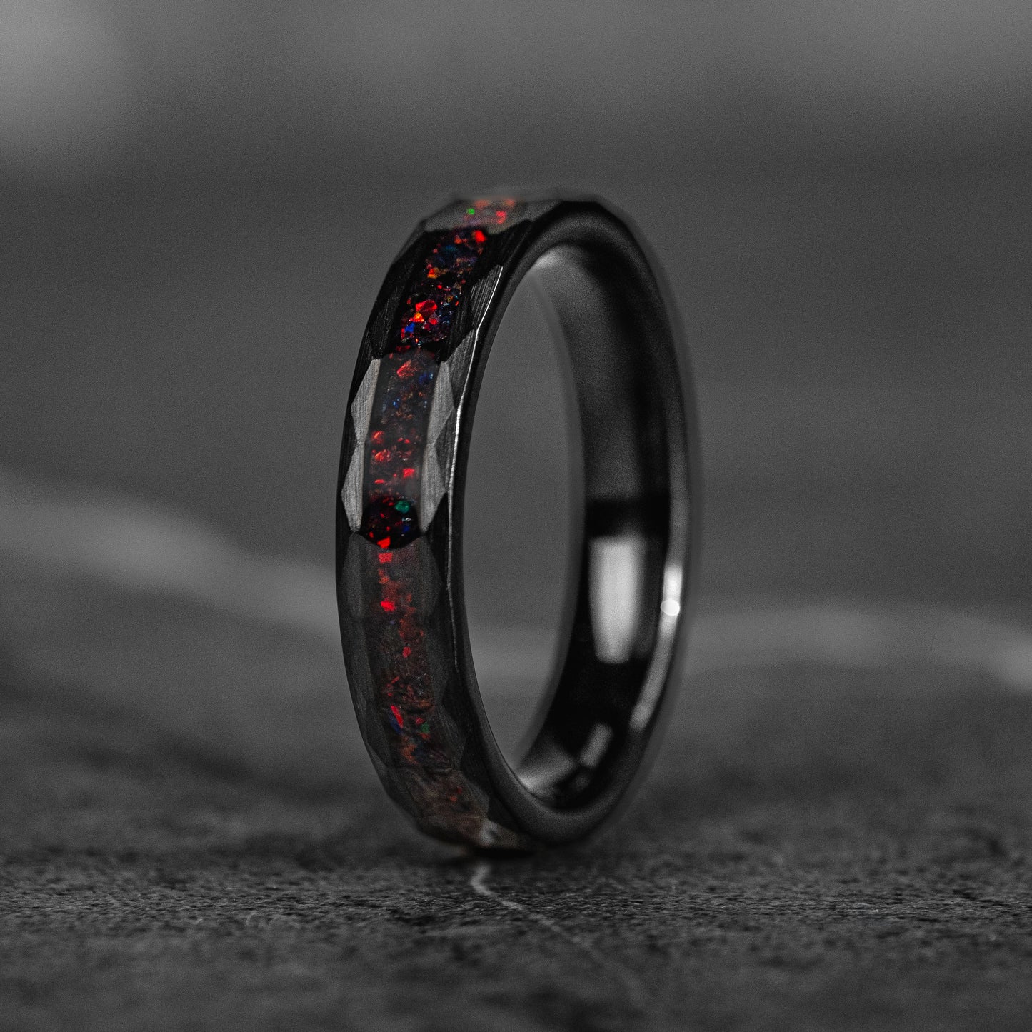 HAMMER RED SET - Matching His & Hers Ring Set