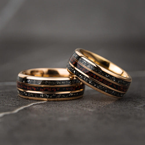 DYNOREX- Meteorite Dinosaur Bone Ring