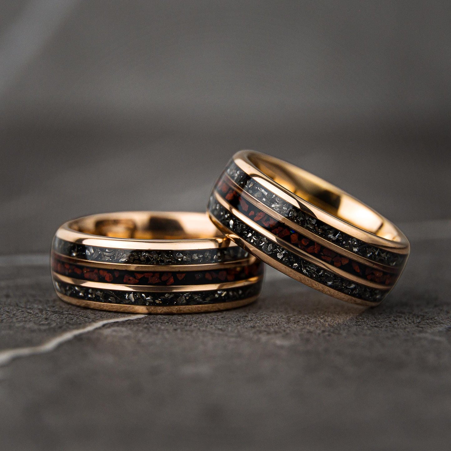 DYNOREX- Meteorite Dinosaur Bone Ring